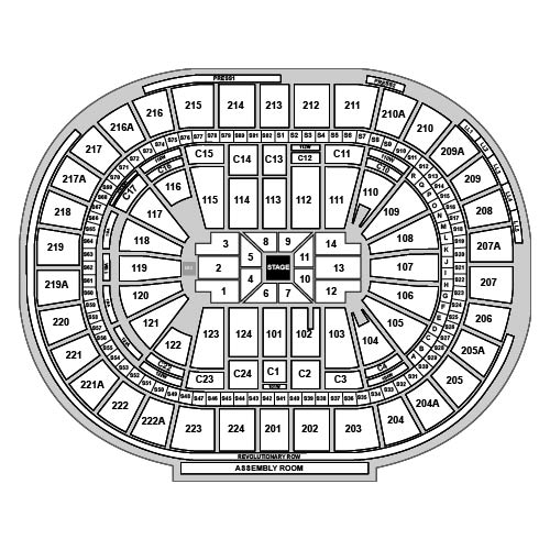 Wells Fargo Center Seating Chart